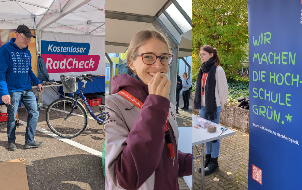 Events bei der Nachhaltigkeitswoche 2025 an der Hochschule Offenburg: Vom Fahrradcheck bis zu Stammzellregistrierung